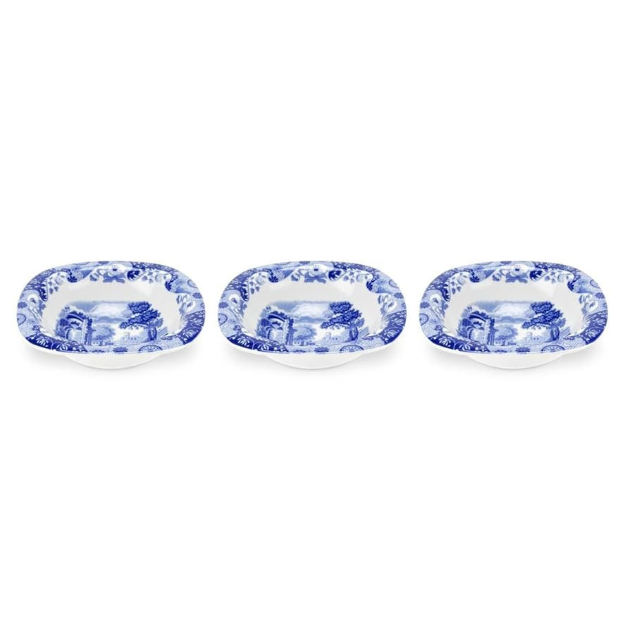 Spode Blue Italian Collection Dip Dishes | Set of 3 Mini Dipping Bowls for Serving Sauces and Sid... | Amazon (US)