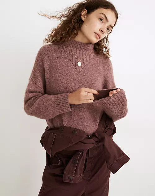 Dillon Mockneck Pullover Sweater | Madewell