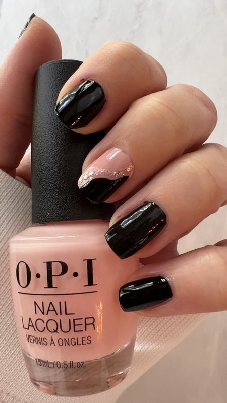 An easy and trendy diy nail design!
I love busting out black nail polish as the weather cools down, but am always looking for new ways to wear it.
I love how this design looks a bit feminine, even though black is such a dark and bold color.

OPI nail polish | nail designs | easy nail designs | black onyx | fall nails | winter nails | new years nails | New Year’s Eve nails 


#LTKfindsunder50 #LTKbeauty #LTKstyletip