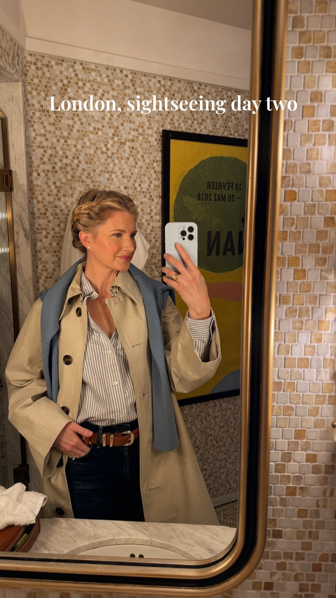 easy fall outfit for walking all over London! wearing a size S in trench, everything else TTS

#LTKTravel #LTKStyleTip