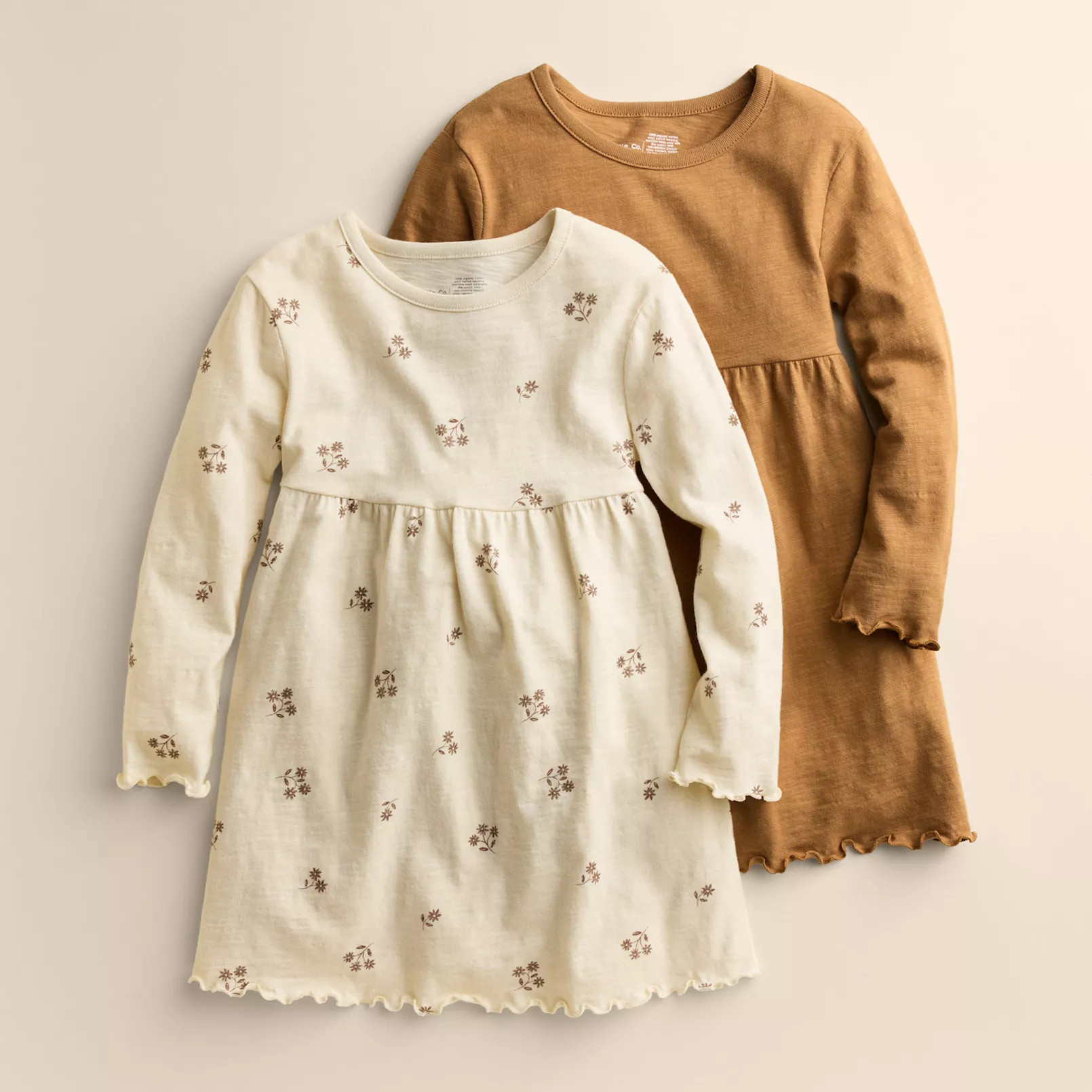 Girls 4-12 Little Co. by Lauren Conrad 2-Pack Long Sleeve Dress Set | Kohl's