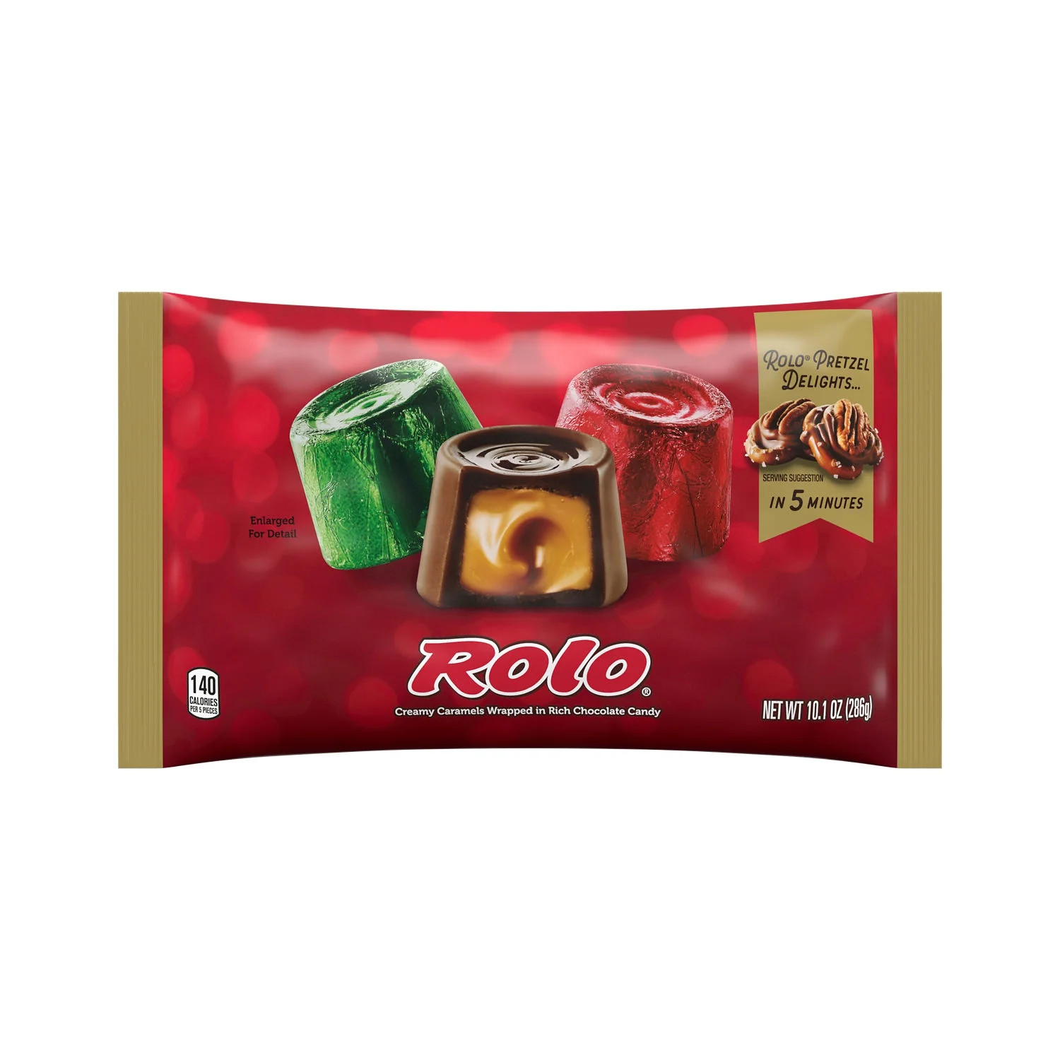 ROLO® Rich Chocolate Caramels, Christmas , Candy Bag, 10.1 oz - Walmart.com | Walmart (US)