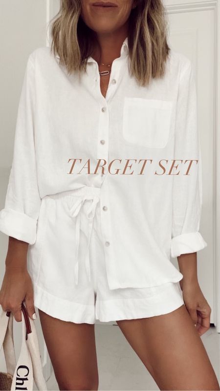 Target matching set for summer under $50 and I’m wearing a size small

#LTKunder50 #LTKstyletip