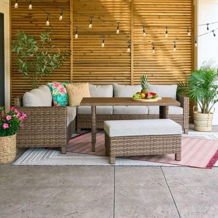 Need new patio furniture? Soo cute, this 4 pc wicker patio set is on sale at Walmart + FREE shipping!

Xo, Brooke

#LTKhome #LTKstyletip #LTKSeasonal