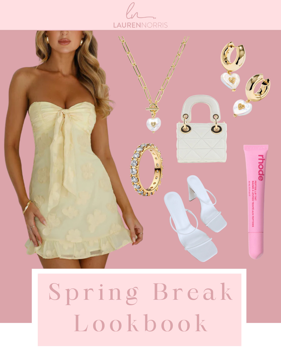 An iconic pastel yellow dress perfect for spring break vacations!  

 #LTKdayinmylife #LTKgrwm #LTKootd