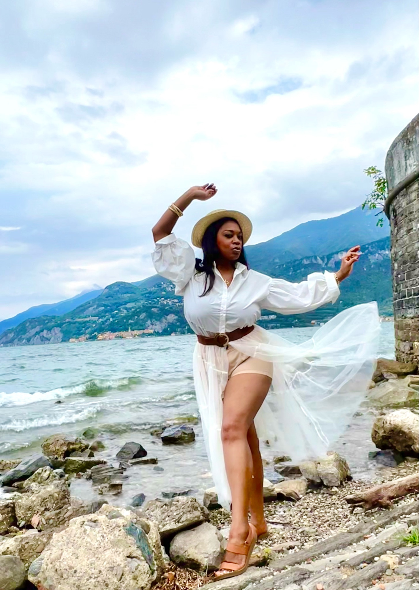 Summers on Lake Como are seriously perfect! I’m wearing an XL in shirt but needed a L so I added a thick waist belt so it didn’t look so big. The shorts are a L & so is the hat! 

#LTKtravel #LTKstyletip #LTKcurves