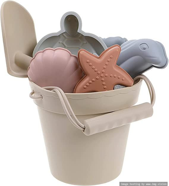 Silicone Beach Toys for Kids - Baby Sandbox Toys - Best Silicone Toddler Beach Toy Set for Travel... | Walmart (US)