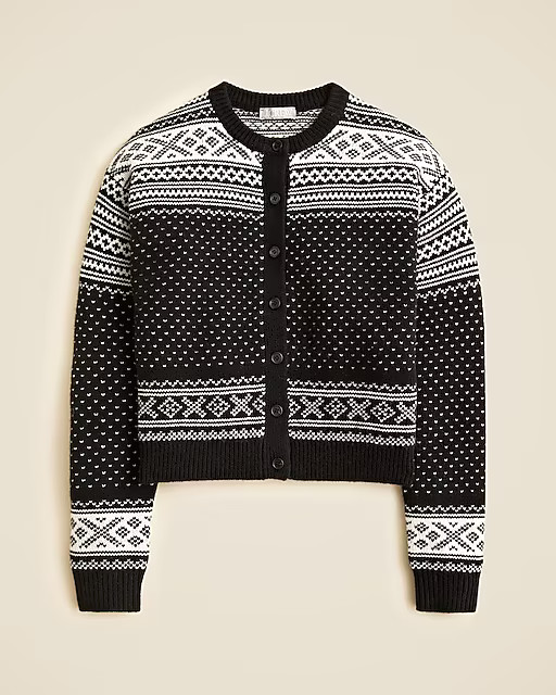Fair Isle cardigan in vintage wool | J. Crew US