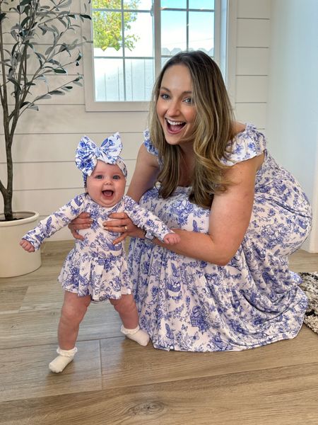 The cutest matching outfits 😭 #mommyandme #matchingfamily #easter 