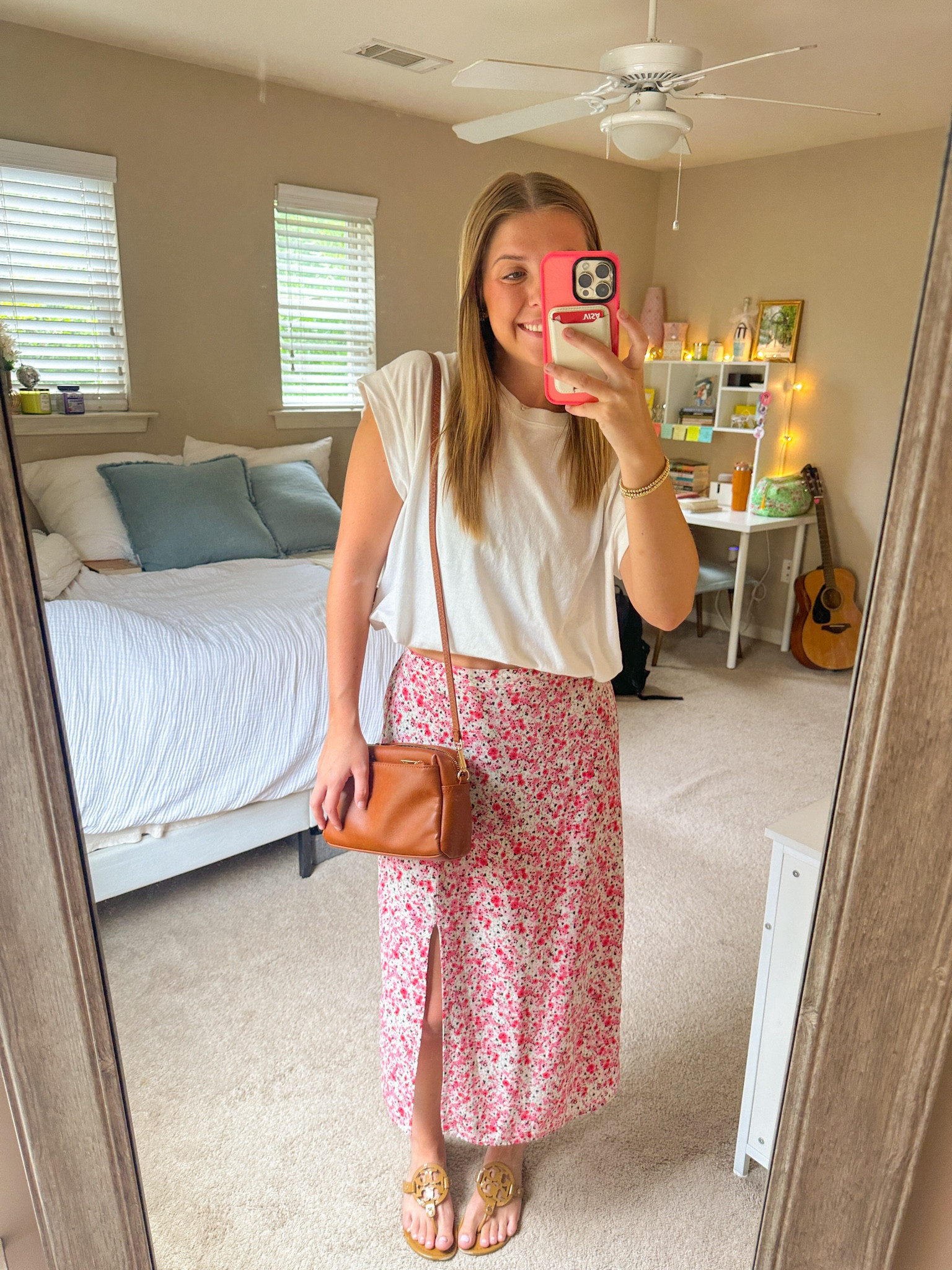 midi skirt church outfit 🩷🤍

#LTKU #LTKFindsUnder50 #LTKStyleTip