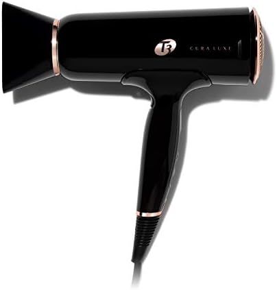 T3 - CURA LUXE Hair Dryer | Digital Ionic Professional Blow Dryer | Frizz Smoothing | Fast Drying... | Amazon (US)