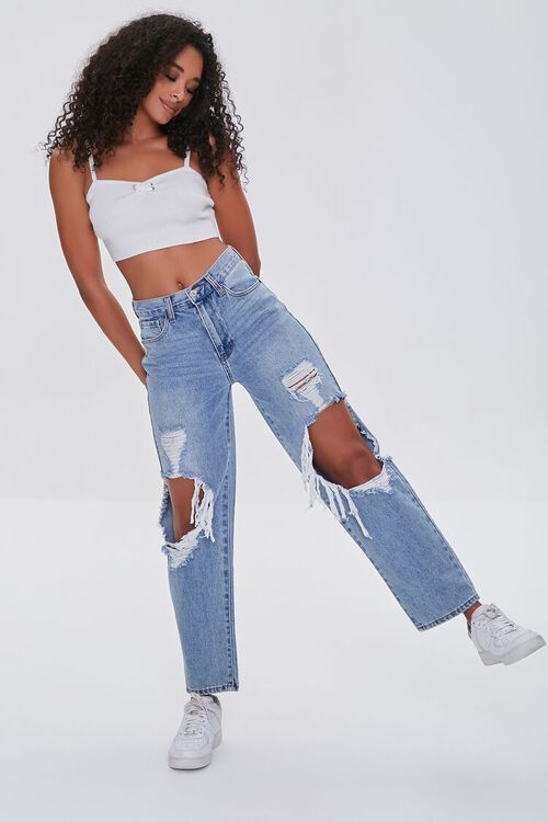 Distressed Boyfriend Jeans | Forever 21 | Forever 21 (US)