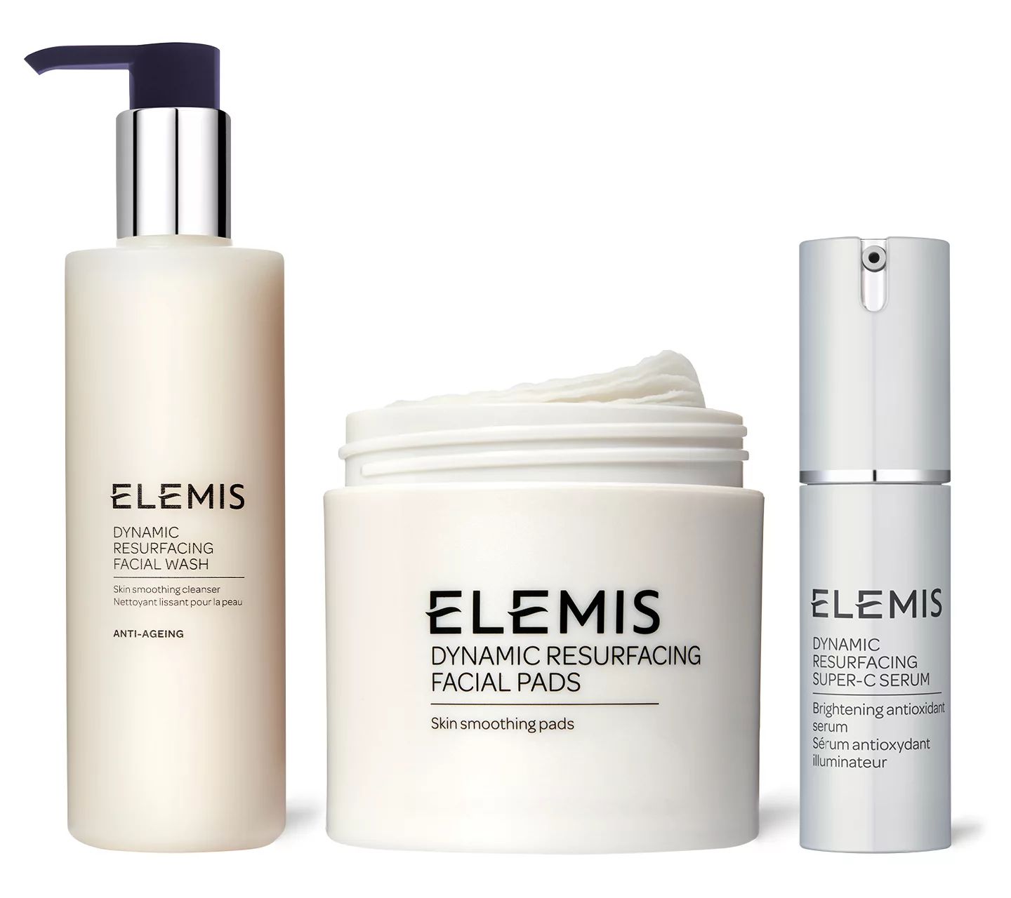 ELEMIS Dynamic Resurfacing Cleanse Tone Treat Cllection | QVC