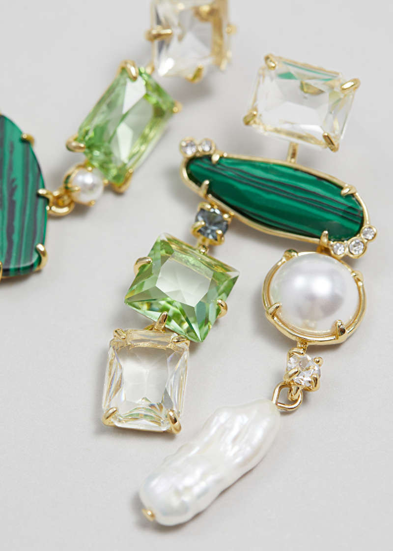 Rhinestone Pearl Hanging Earrings | & Other Stories (EU + UK)