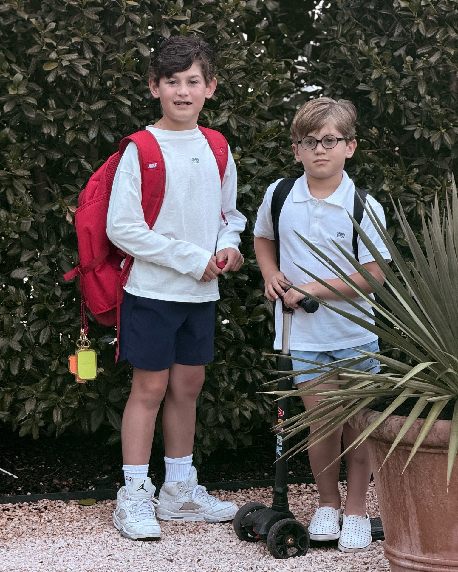 Back to school with my cuties. 

I ordered the boys all kinds of shirts from Zara because you can add a monogram for a couple of dollars and they ship SO fast! We have short and long-sleeved tees, short and long sleeved polos- and they are such a great value! 10/10 recommend this time saving hack!

#LTKootd #LTKU #LTKKids