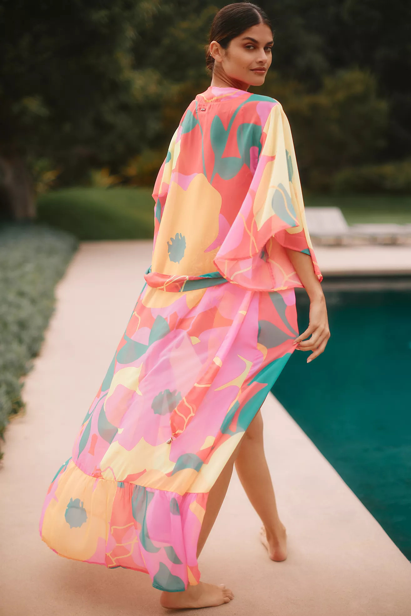 Maaji Crayonflower Tariah Kimono | Anthropologie (US)