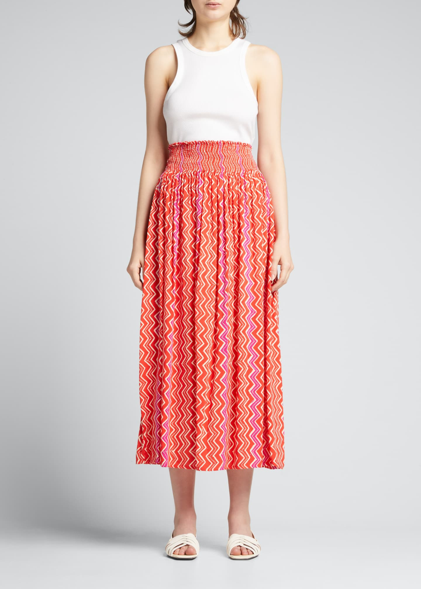 Natalie Martin Bella Zigzag Maxi Skirt | Bergdorf Goodman
