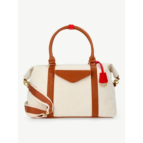 Free Assembly Women's Canvas Duffle Bag, Canvas | Walmart (US)