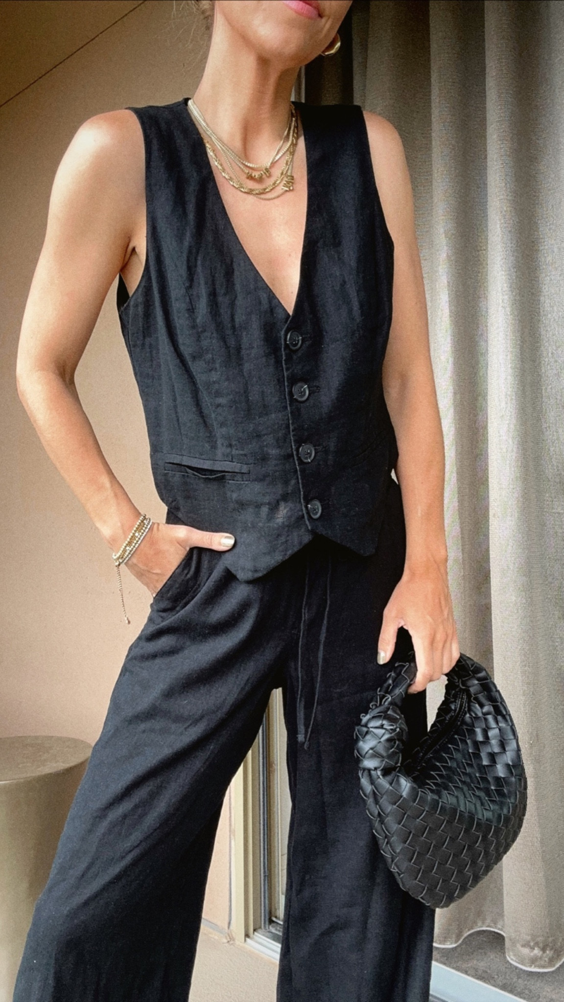 Women's Linen Vest - A New Day™ curated on LTK