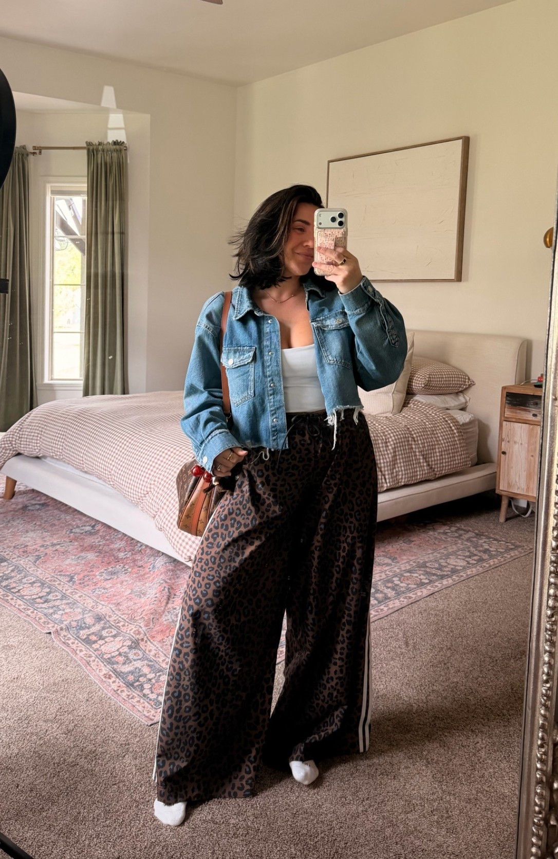 Cool mom outfit! Size L in all. The pants do run big!

#LTKootd #LTKdayinmylife #LTKMidsize