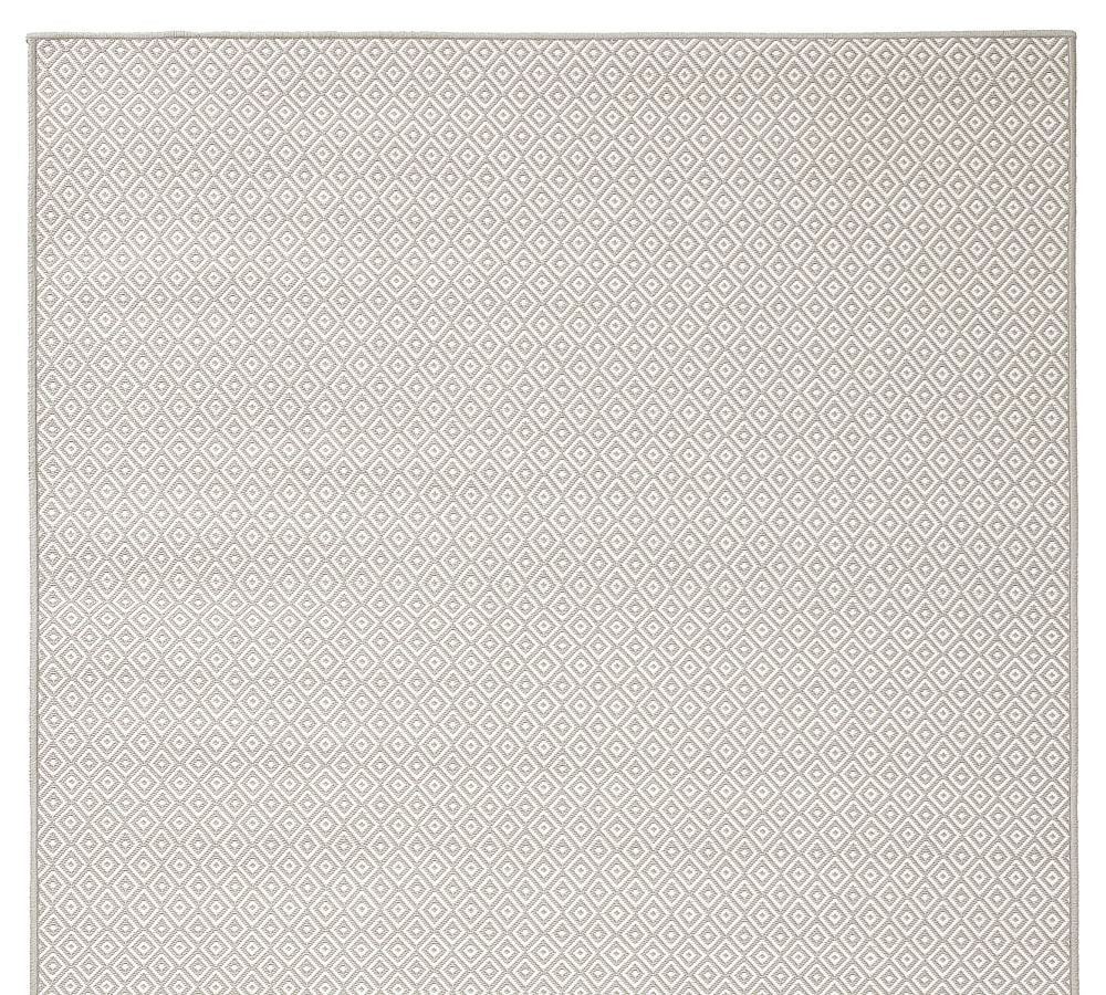 Custom Diamond Dot Synthetic Outdoor Rug | Pottery Barn (US)