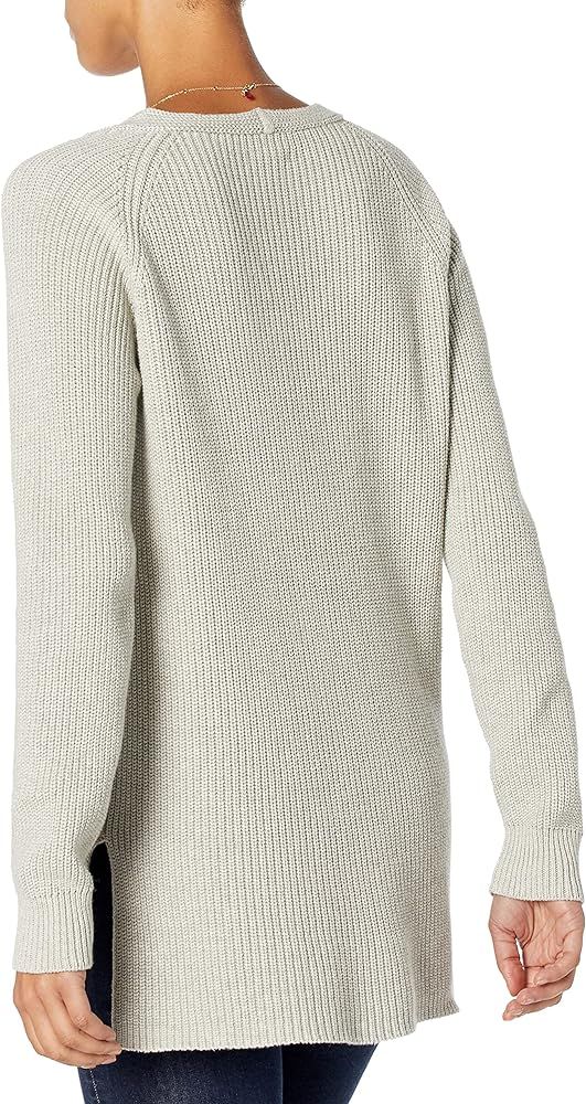 Goodthreads Women's Cotton Shaker Stitch Deep V-Neck Sweater | Amazon (US)