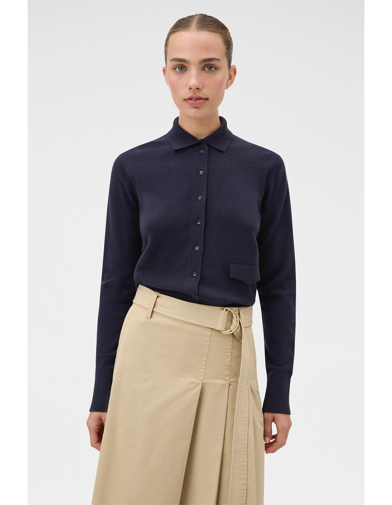 COLLAR CARDIGAN | David Jones (Australia & New Zealand)