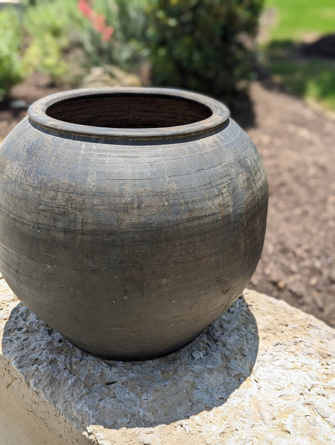 XL vintage clay vessel - Olive tree pot | Etsy (US)