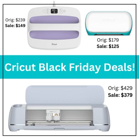 Cricut machines are on sale y’all!!! This is NOT a drill!! They’re selling out quick and it’s a great time to grab one if you’ve had your eye on one! Especially since they are a little pricey! Also a great gift idea for crafty people too! #diy #giftideas #blackfriday #blackfridaydeals 

#LTKCyberweek #LTKGiftGuide #LTKsalealert