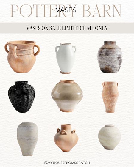 Pottery Barn vases on sale limited time only! Pottery barn vase, 

#LTKsalealert #LTKstyletip #LTKhome