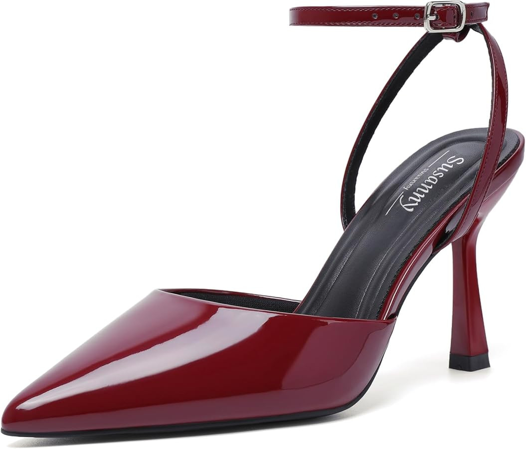Susanny for Women Stiletto Heels Pumps Dress Shoes | Amazon (US)