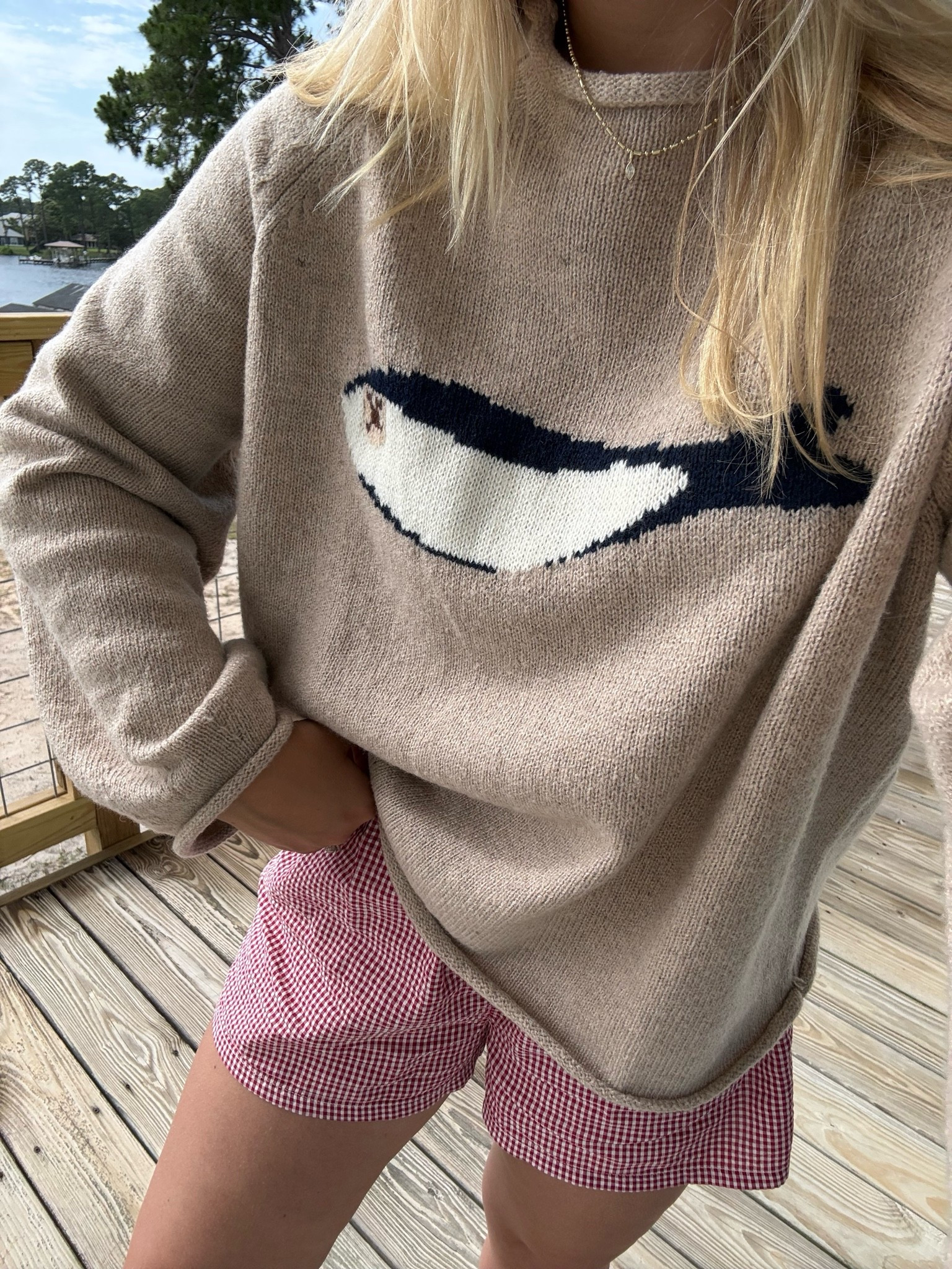 Summer sweater ootd 🐟

#LTKootd #LTKTravel #LTKPetite