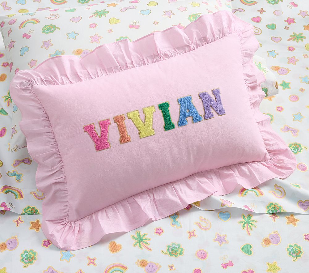 Stoney Clover Lane Personalized Name Pillow Cover | Pottery Barn Kids