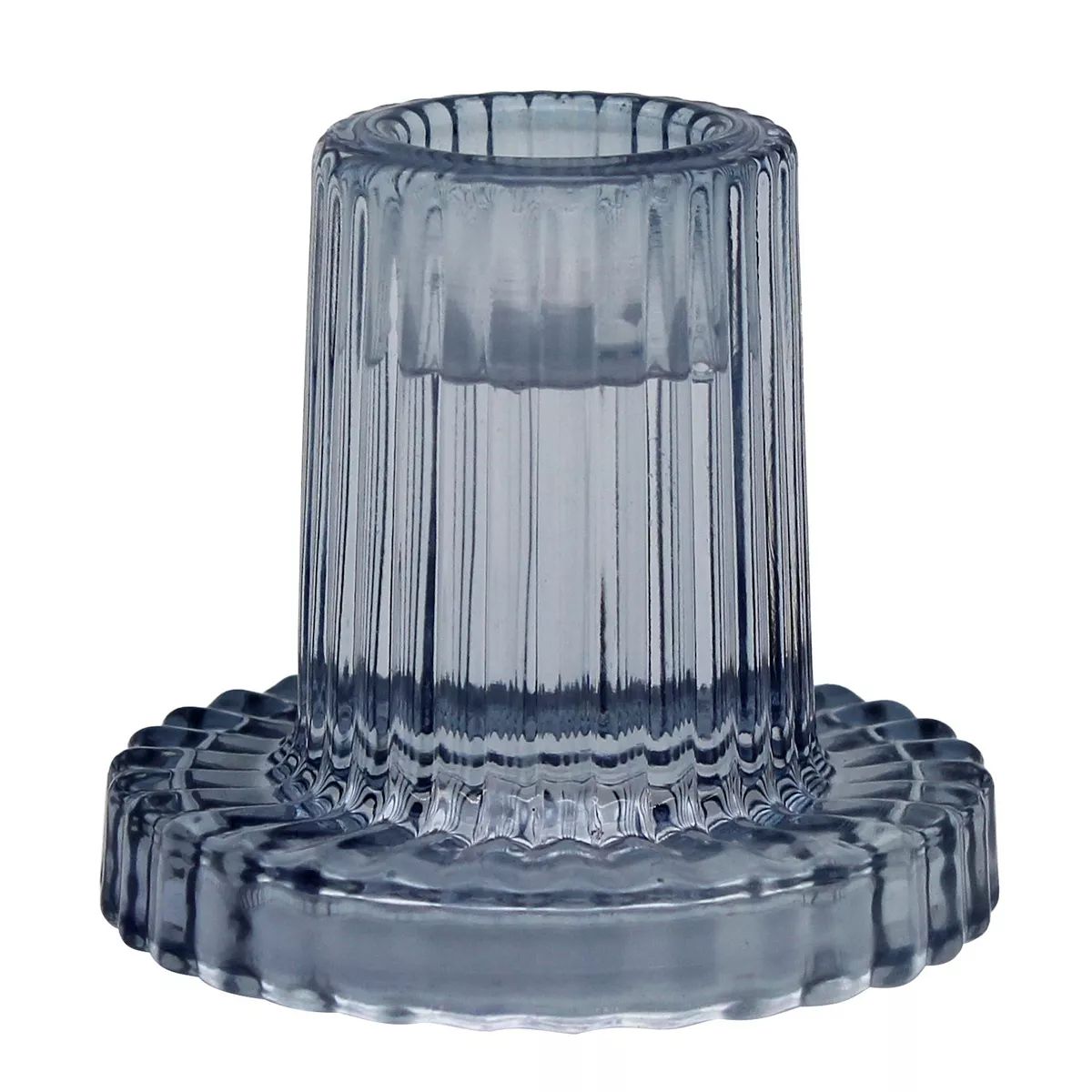 Sonoma Goods For Life® Blue Glass Taper Candle Holder Table Decor | Kohl's