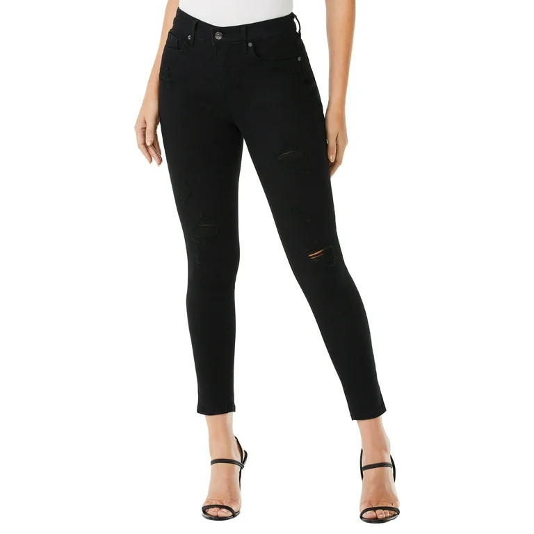 Sofia Jeans by Sofia Vergara Women's Rosa High Rise Curvy Ankle Jeans - Walmart.com | Walmart (US)