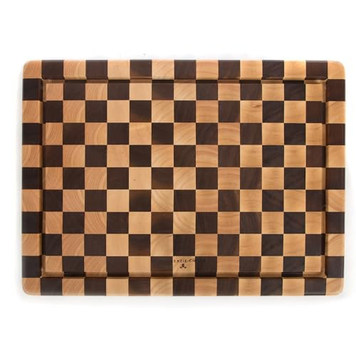 MACKENZIE-CHILDS Check Carving Board, Decorative Wooden Cutting Board, 13 Inches x 17 Inches | Amazon (US)