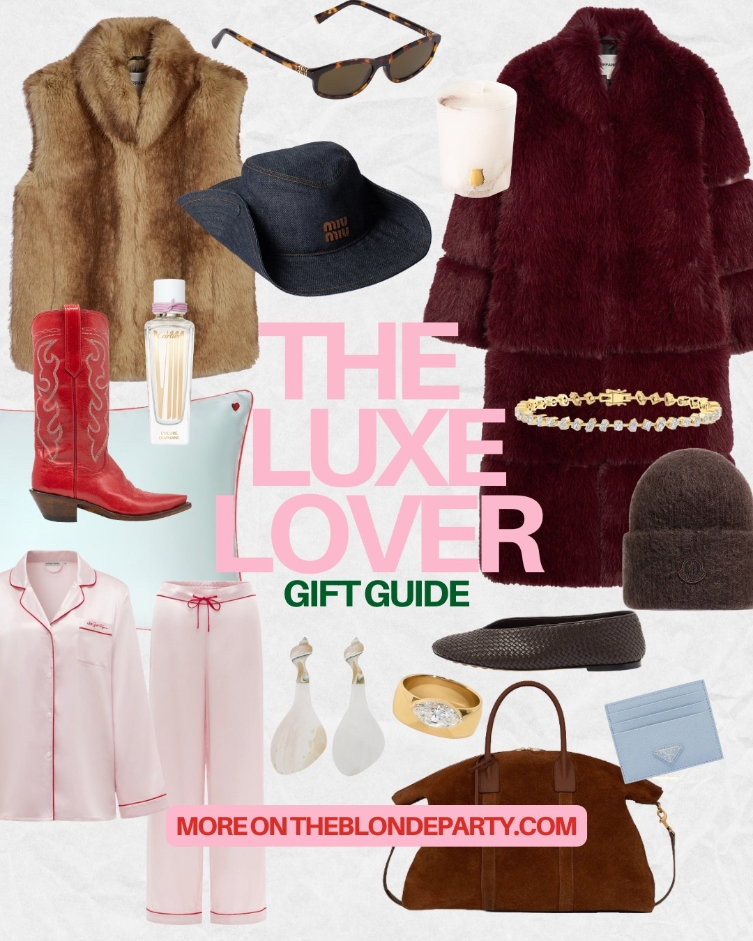 For the woman who appreciates quality over quantity — and believes every outfit deserves a statement piece. Our Gifts for the Luxe Lover guide is filled with timeless treasures: think faux-fur coats, buttery leather boots, sleek sunglasses, and elevated accessories that feel effortlessly rich.

Whether you’re splurging on her (or yourself), these are the kind of luxe gifts that never go out of style. From designer classics to affordable indulgences, every piece feels like a little luxury.

Browse the full guide for luxury gift ideas that bring major main-character energy this holiday season.

#LTKGiftGuide