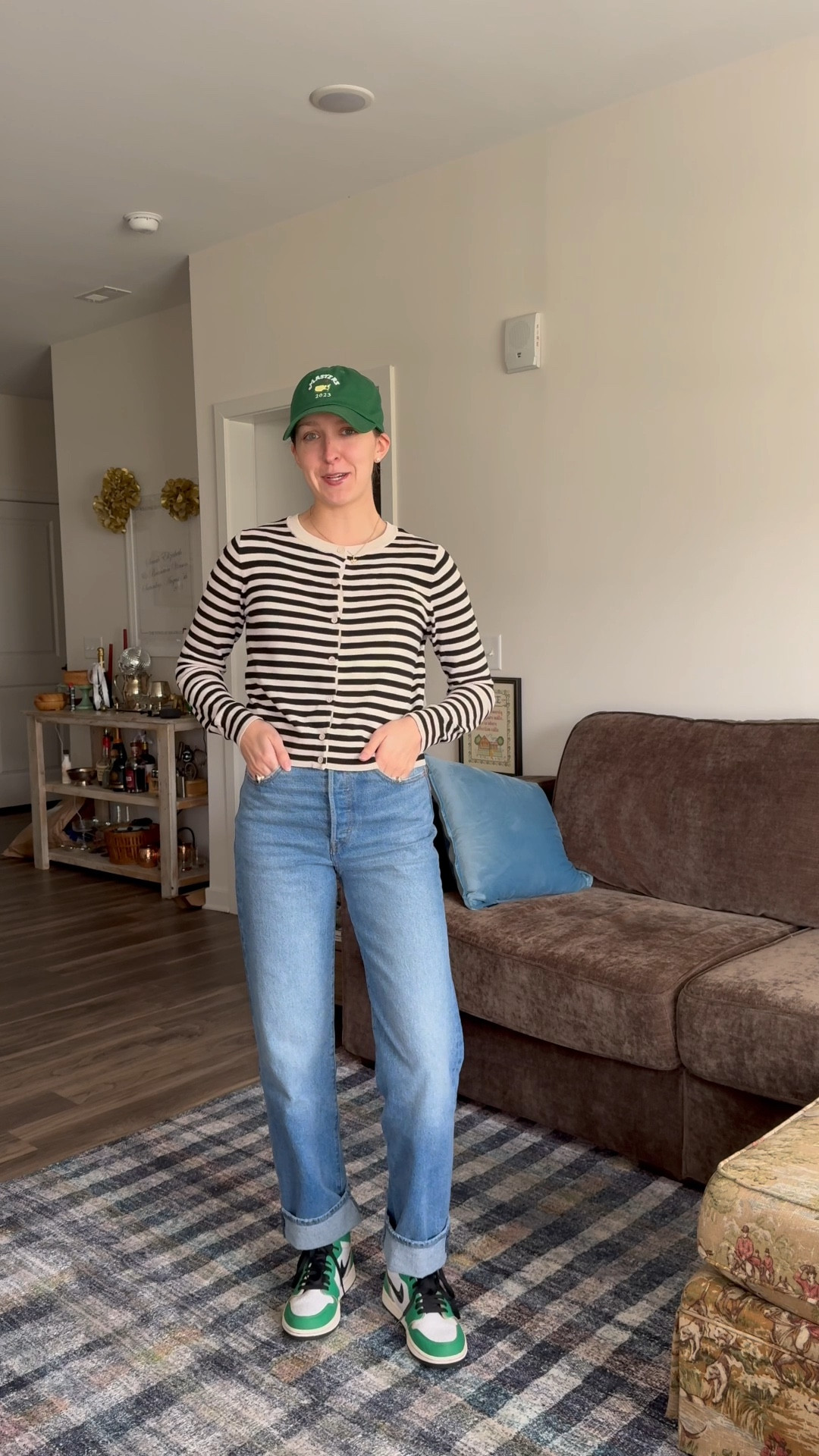 Masters inspired outfit with green Jordan’s!

#LTKWatchNow #LTKStyleTip #LTKShoeCrush