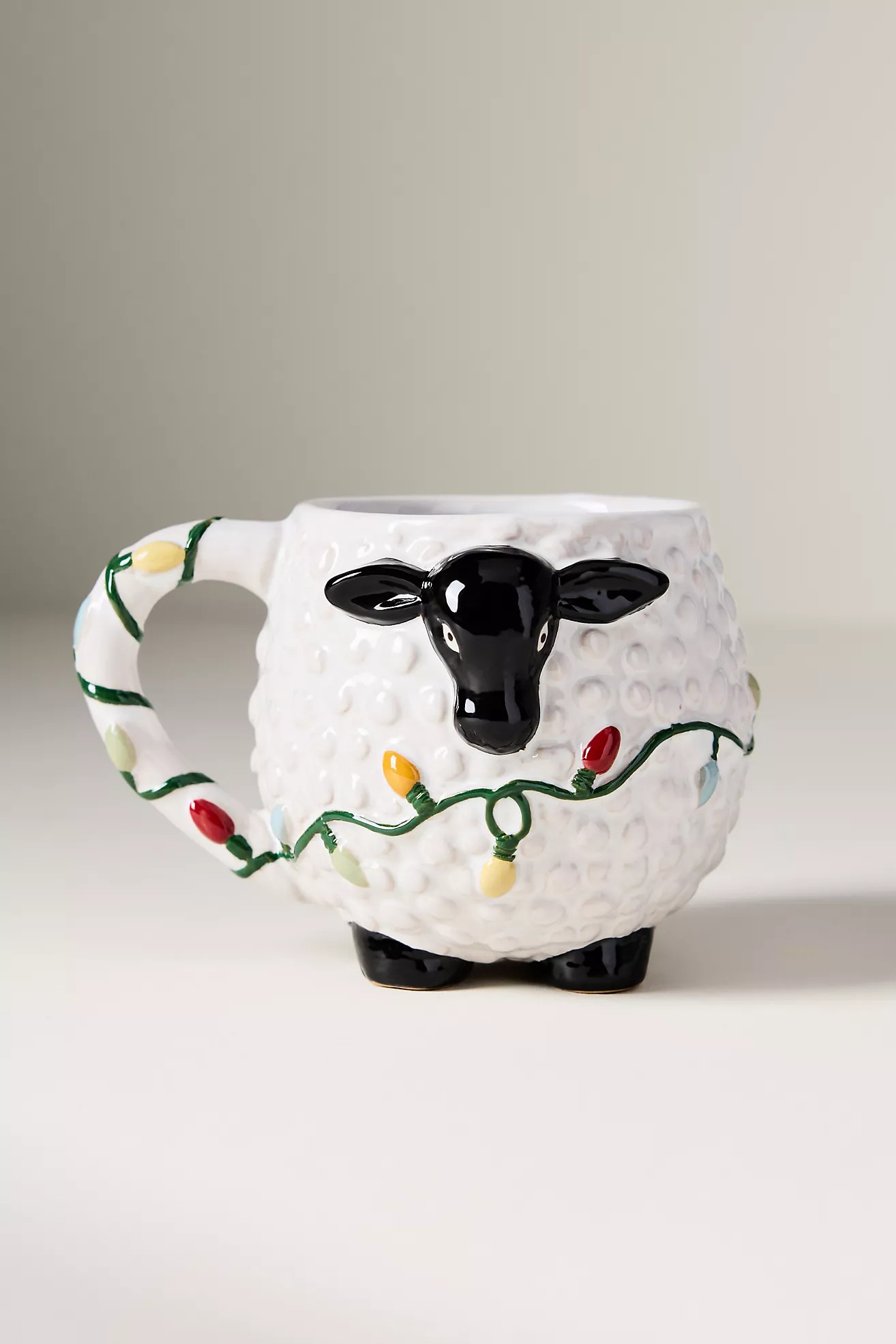 Festive Animal Stoneware Mug | Anthropologie (US)
