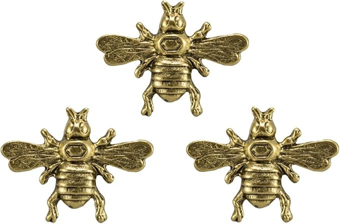 Large Spread Wing Bee Decorative Push Pins, 15 Pieces, Gold -T136AG | Amazon (US)