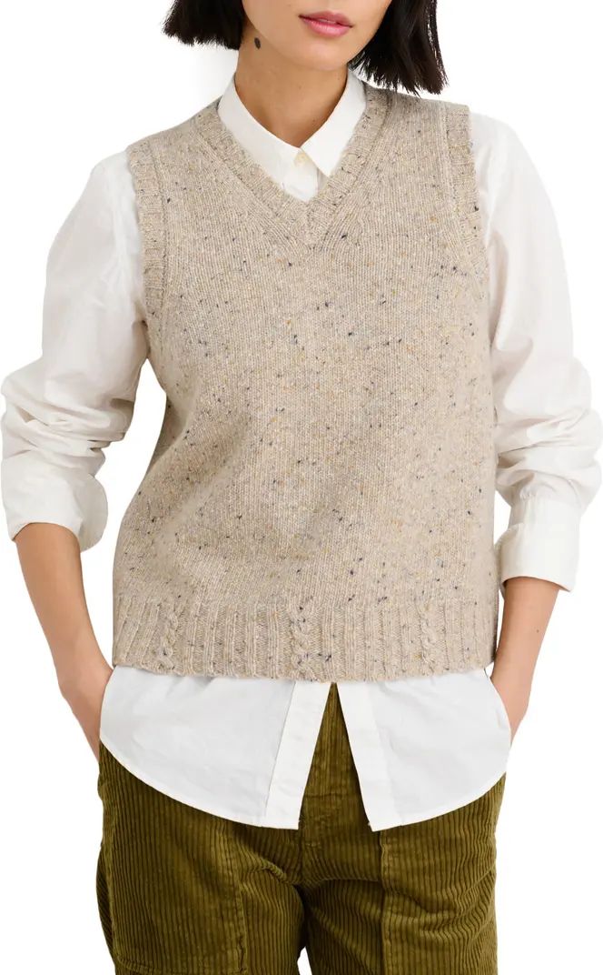 Francis Donegal Merino Wool Blend Sweater Vest | Nordstrom