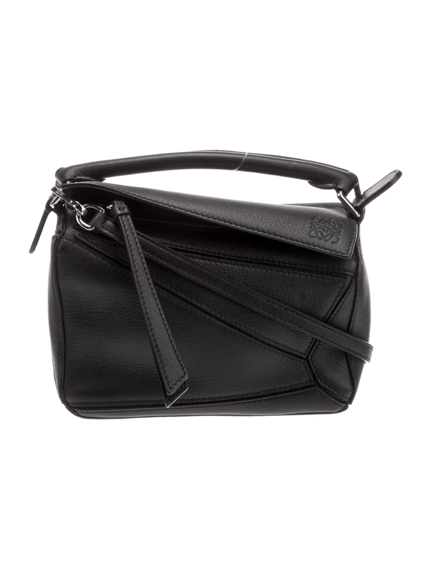 Loewe Leather Puzzle Small - Black Handle Bags, Handbags - LOW99790 | The RealReal | The RealReal