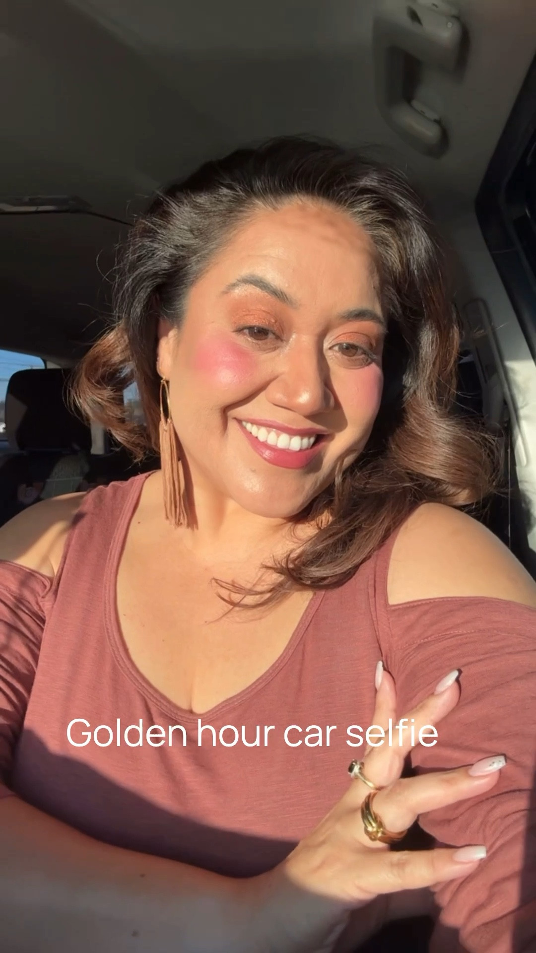 Use that golden hour to take the best car selfie pics!

#LTKFindsUnder100 #LTKTravel #LTKBeauty