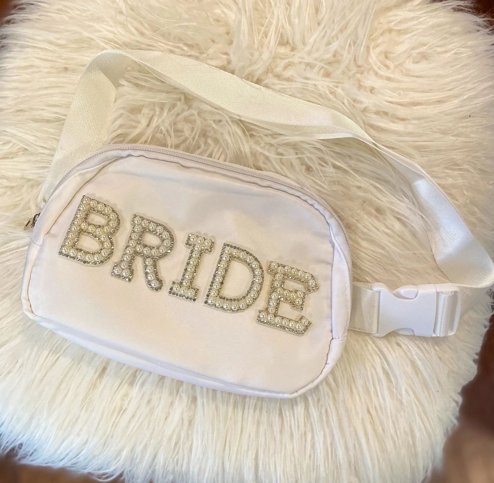 Bride Belt Bag Fanny Pack Crossbody Ivory Off White | Etsy (US)