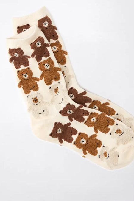 Teddy bear socks 

#LTKfindsunder50 #LTKSeasonal #LTKstyletip