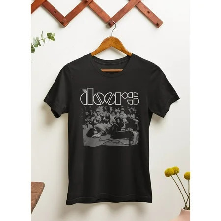 The Doors T-Shirt - Drunk Jim Morrison Shirt - Light My Fire - Break On Through - The Doors Merch - Unisex Cotton Tee | Walmart (US)