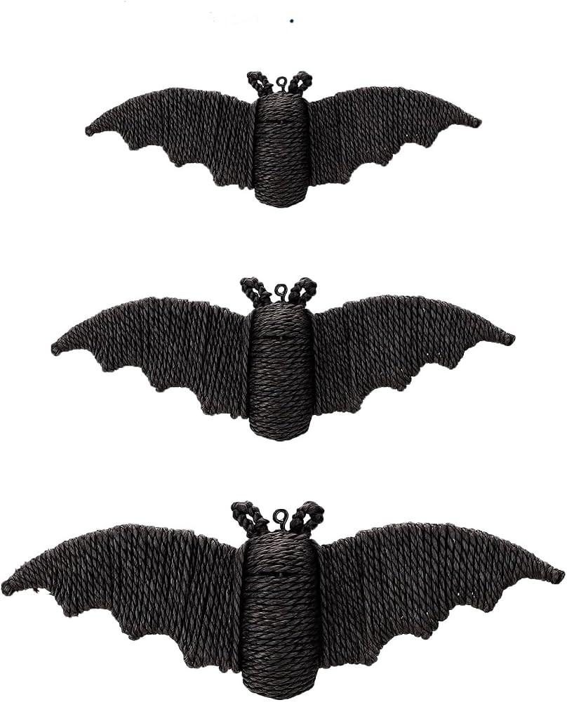 Halloween Black Pumpkin Lantern Decoration Handwoven Wicker Pumpkin Lamp Basket With Lid for Tabl... | Amazon (US)