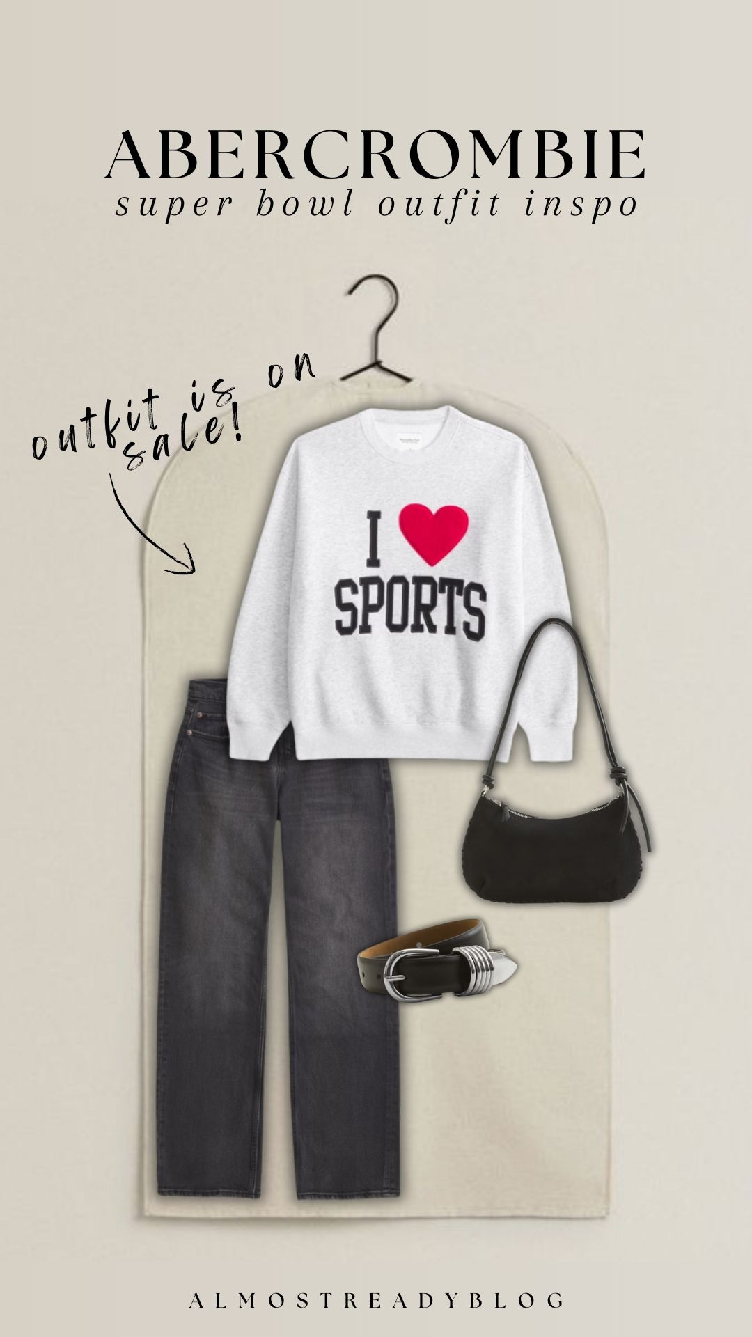 Super Bowl Outfit Inspo from Abercrombie!! Outfit is on sale right now! @abercrombie 

sale alert, watchnow, sweater, denim, curve love, finds under 50, gameday outfit, amanda west, almostreadyblog 

 

#LTKSaleAlert #LTKSeasonal #LTKootd