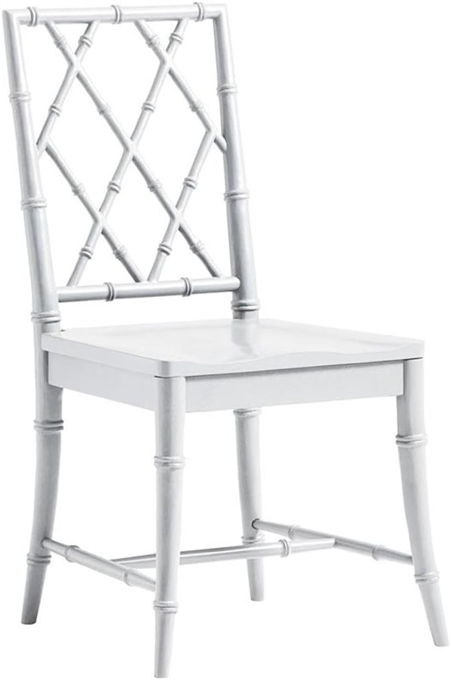 Universal Furniture X-Back Wood Dining Chair Set of Two in White Finish | Amazon (US)