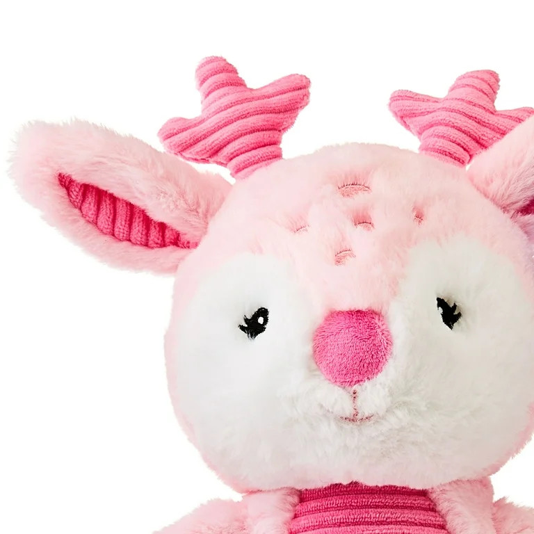 Spark.Create.Imagine. Holiday Plush Reindeer Baby Toy, Pink, Infant | Walmart (US)